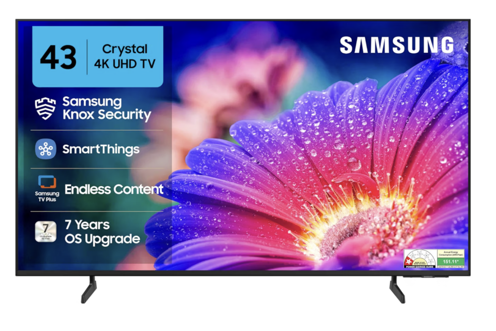 Samsung Crystal 4K UE81A 43 inch Good for a Second Room
