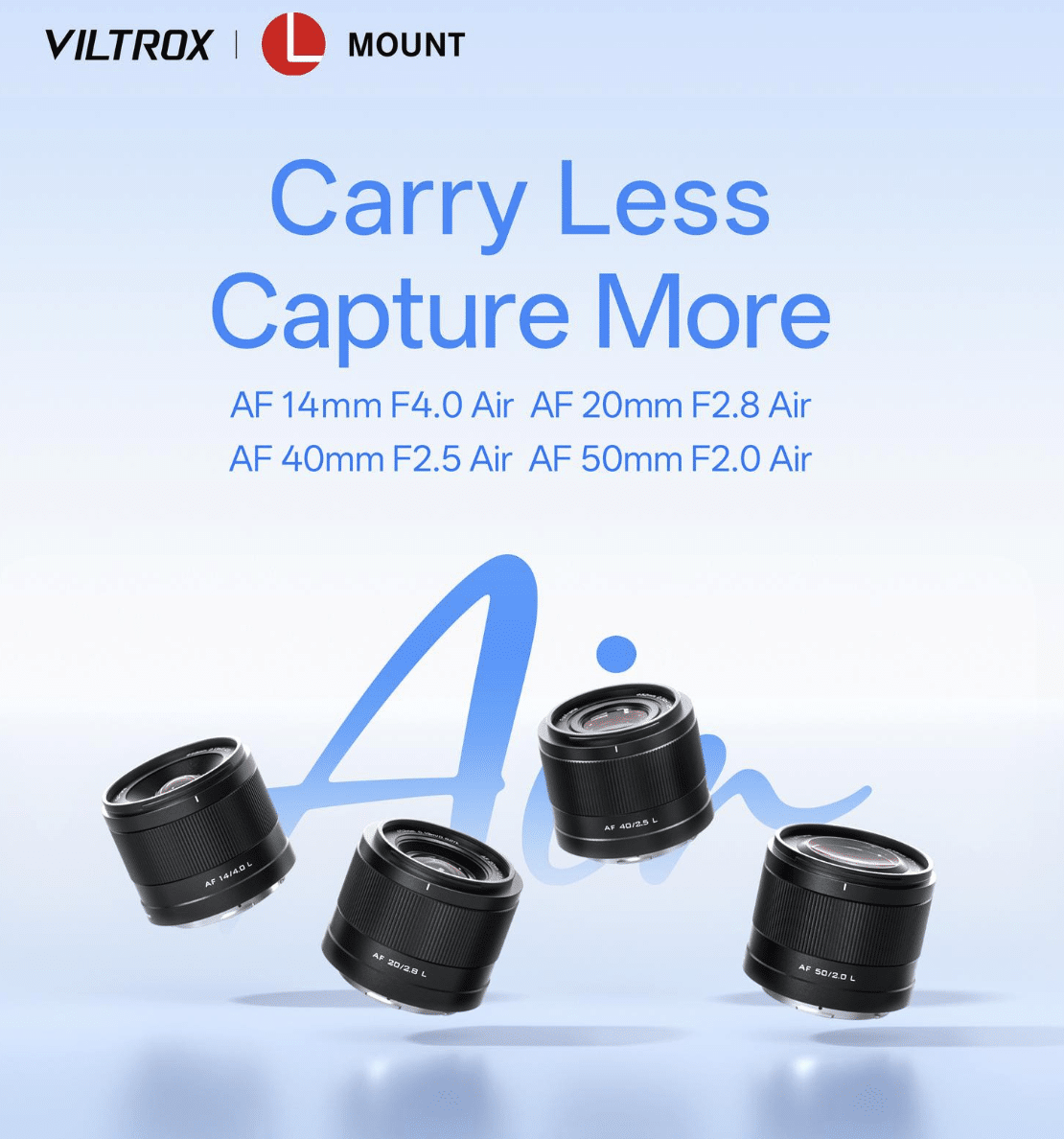 Viltrox Air L Mount Lenses