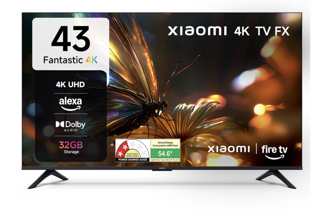 Xiaomi 108 cm 43 inch FX 4K Ultra HD Smart LED