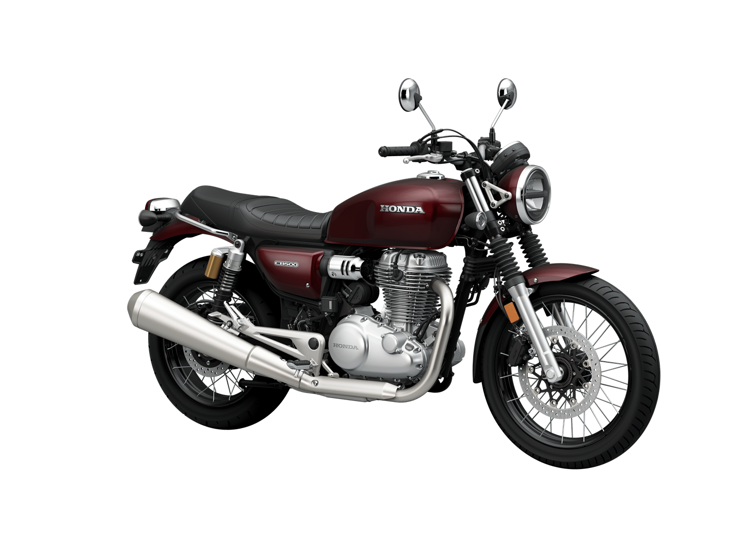 honda CB500 FRQ Rebel Red color