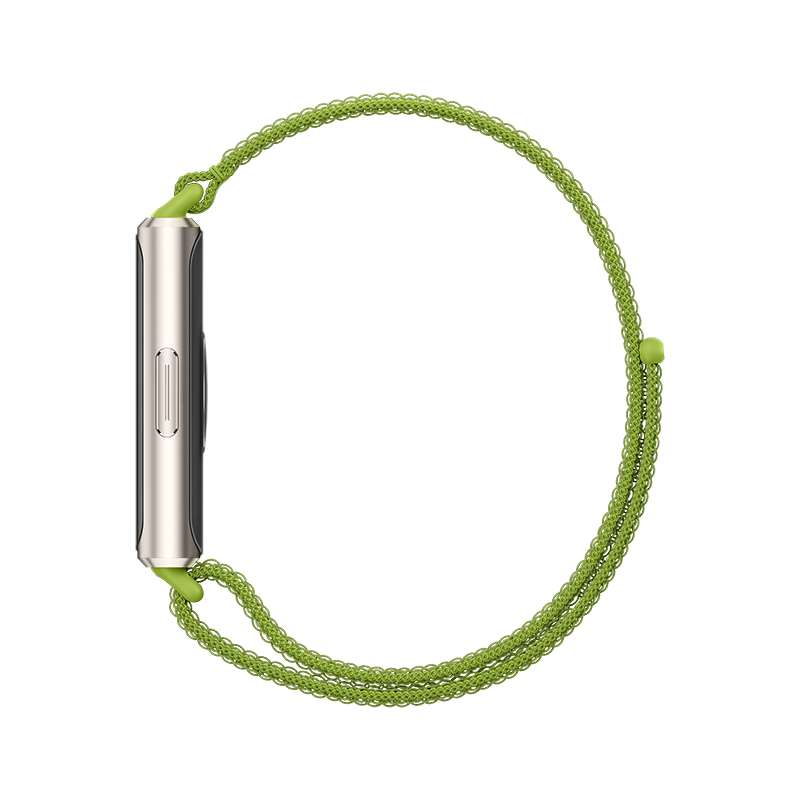Huawei Band 11 Pro green slim aluminium alloy case side profile