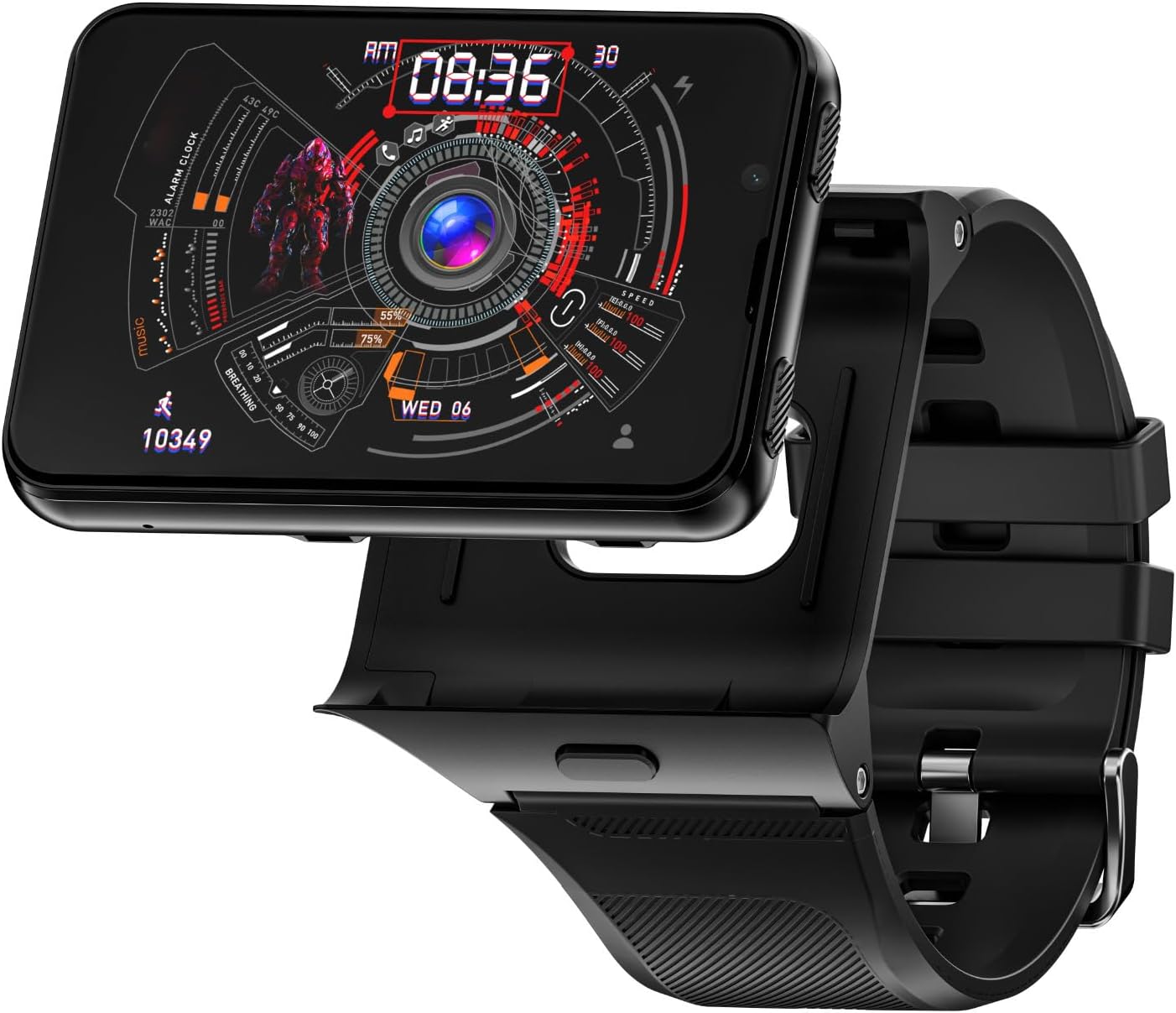 JECTSE 2.88 inch dual camera smartwatch front view